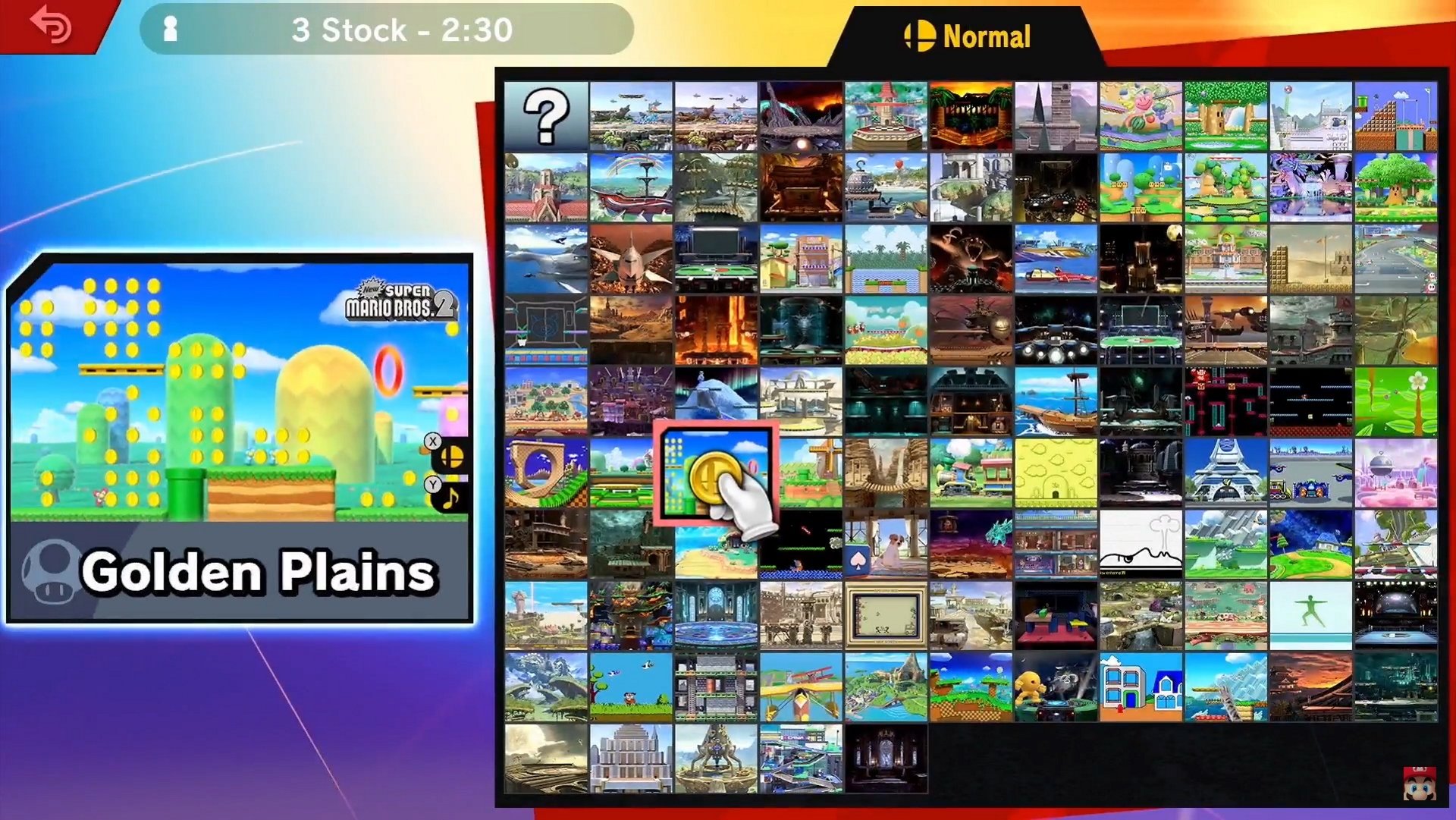 Image result for smash brothers ultimate direct stage select